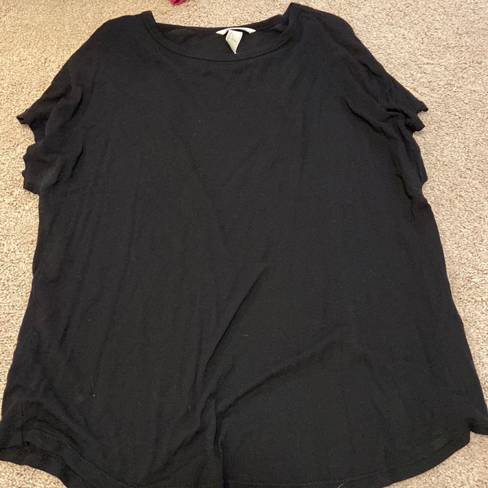 Black woven shirt from H&M. Size Large